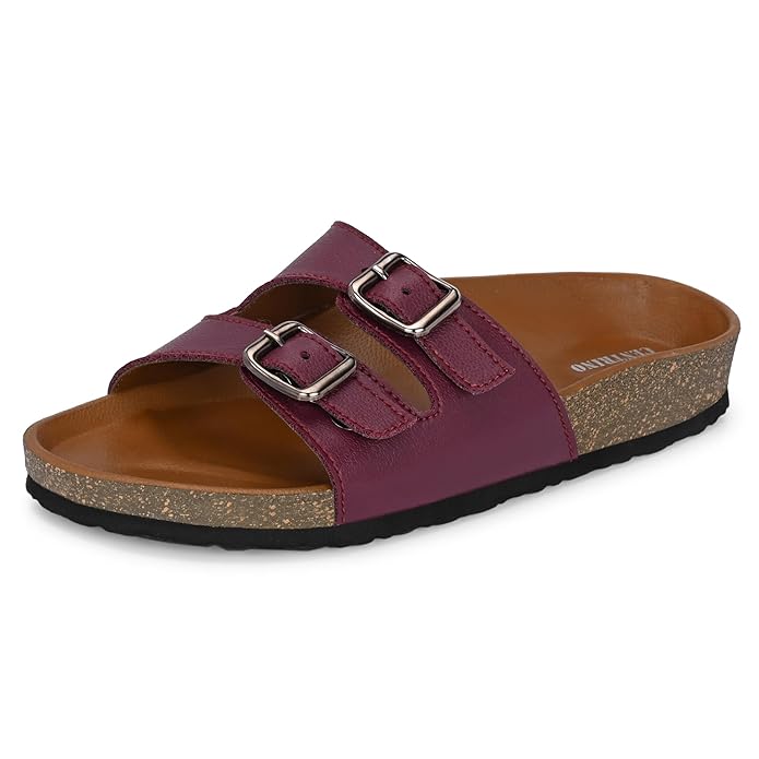 Centrino Women'S Slipper/Sliders |PU Padding On The Footbed |Bounce Back Technology | Comfortable & Lightweight |Everyday Flip Flops For Ladies (7694)