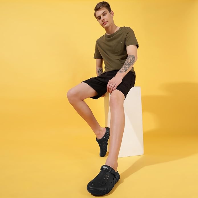 YOHO Wavy Clogs for Men | Trendy | Lightweight | Waterproof l Comfortable l Cushioned