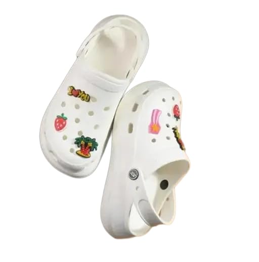 Women’s Lightweight Slip-On Clogs with Arch Support_White Clog 101