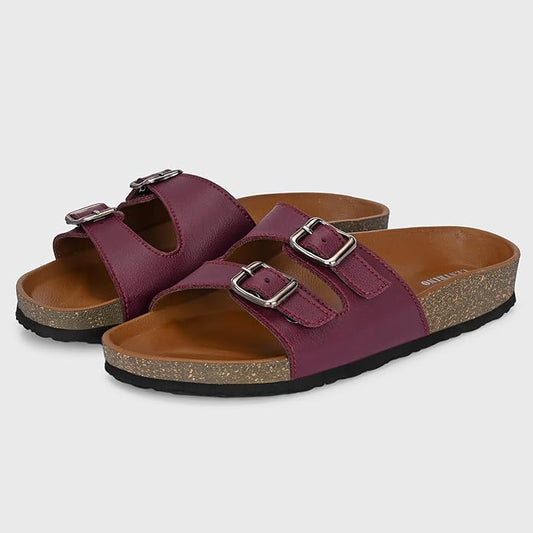 Centrino Women'S Slipper/Sliders |PU Padding On The Footbed |Bounce Back Technology | Comfortable & Lightweight |Everyday Flip Flops For Ladies (7694)