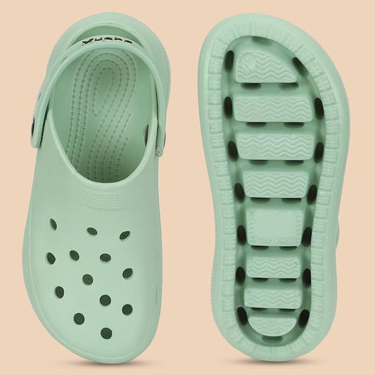 YOHO High Heel Clogs for Women | Cushioned Footwear | Lightweight | Waterproof Clogs for Women